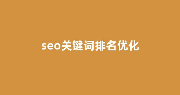 百度seo网站优化